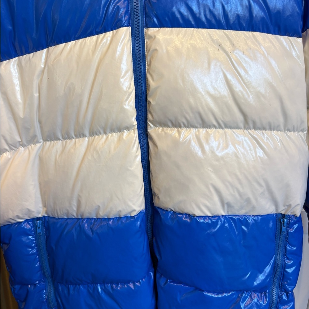 Flywaves Blue Puffer Jacket - Picture 3 of 10